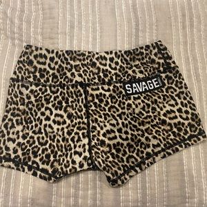 Workout booty shorts